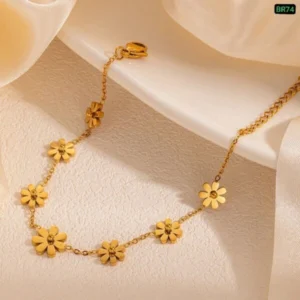 7 Flower Stainless steel Bracelet BR7